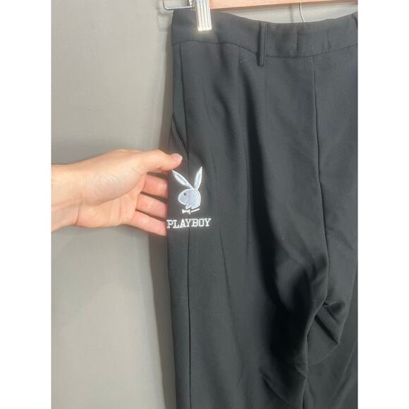 Playboy Pacsun Black Dress Pants Sz XS Work Casual Y2K Comfort Office - Picture 12 of 16